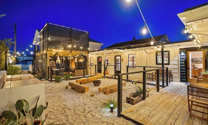 Kure Beach Villa | Vida Stoke Inn - 0.1 Miles to Beach | Sleeps 16