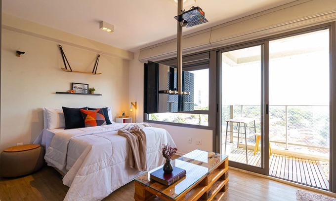 Vila Madalena Casa | Vila Madalena Studio | garage | balcony | pool