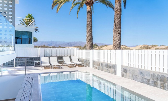 Meloneras Villa | Villa "El Oasis" / Primera linea de playa Maspalomas