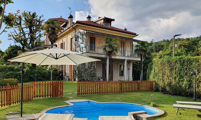 San Fermo della Battaglia Villa | VILLA ORSOLA: APARTAMENTO AZUL 4 PAX CON PISCINA Y AIRE ACONDICIONADO