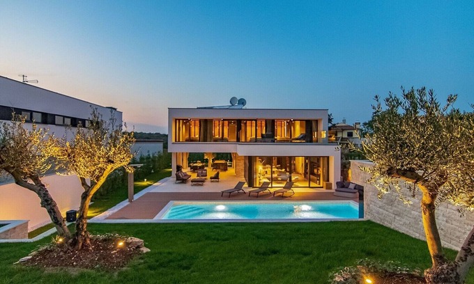 Rovinjsko Selo Villa | Villa #1 - Increíble villa de diseno cerca de Rovinj con piscina privada y sauna