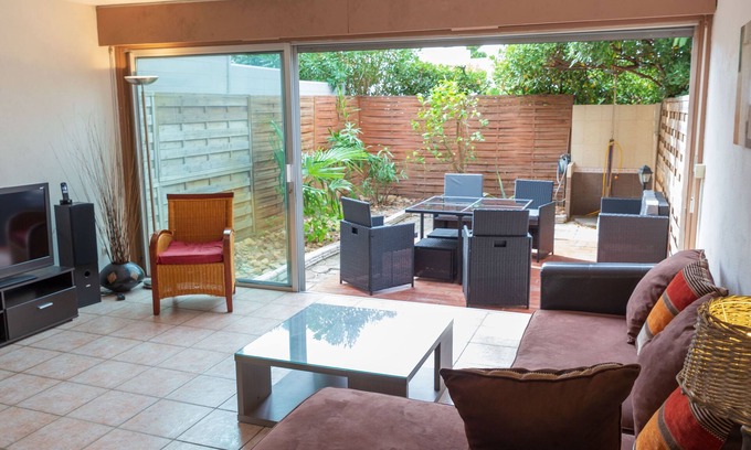 La Cote Radieuse Villa | La 402 - Muy agradable casa de 3 estrellas, 6 pers. con garaje, playa 150m.