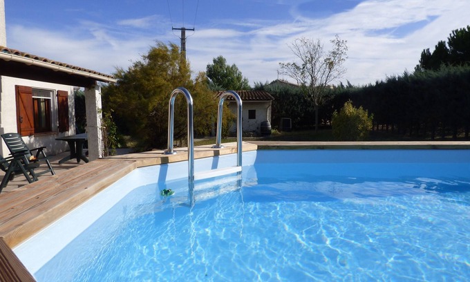 Badens Villa | VILLA 6 PERS 120M², PROPIEDAD CERRADA 1000m², PISCINA, EN EL CORAZÓN DE CATHAR COUNTRY