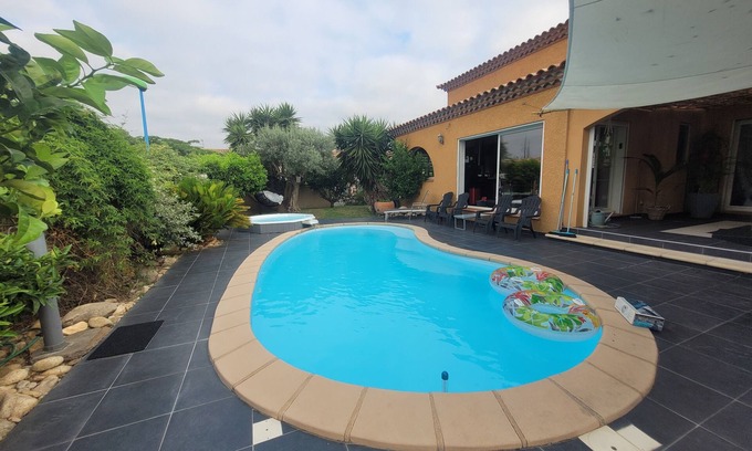 Saint-Cyprien Casa | Villa 8 personas con piscina y jacuzzi