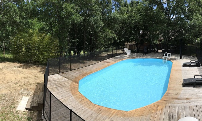Sampzon Villa | Villa 9 personas con piscina privada segura