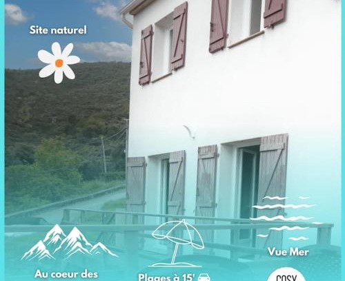 Conca Apartamento | Villa A Funtanella 100m2, paisible, vue mer