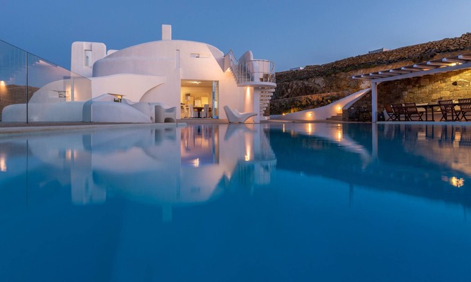 Faros Armenistis Villa | Mykonos Arquitectura, Villa de lujo con impresionantes vistas al mar