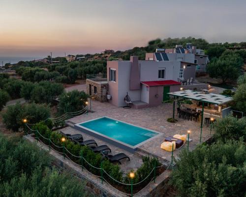 Sissi Villa | Villa Aktis with Freshwater Pool and Sea View