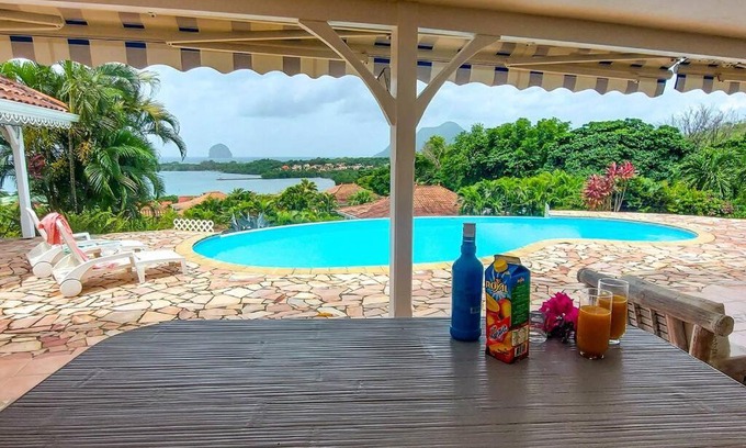 Le Diamant Villa | Villa Aloes: Vue mer et calme à 2 pas de la plage
