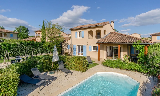 Vallon-Pont-d'Arc Villa | Villa Marron Aprovecha para 8 personas
