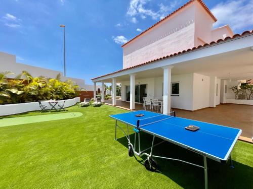 Costa Adeje Villa | Villa Amorio a spacious modern getaway with a private heated pool & Sea Views