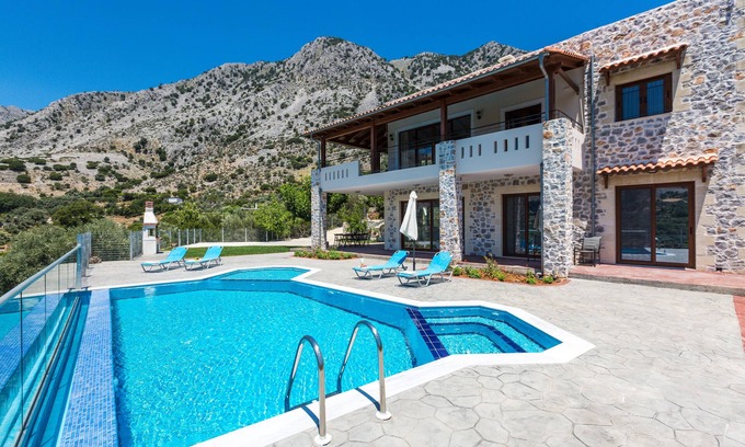 Asigonia Villa | Villa Asigonia Villa de estilo tradicional cretense