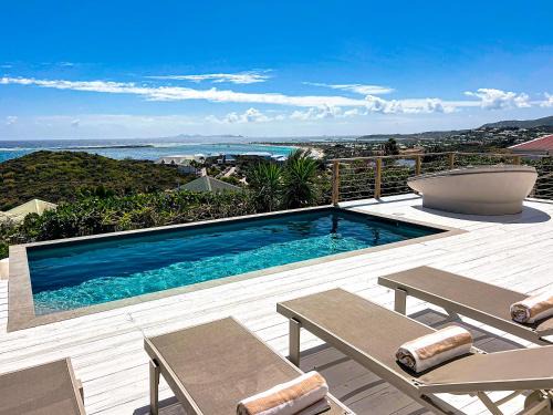 Cul de Sac Villa | Villa Atao, sublime view of Orient Bay and the islands