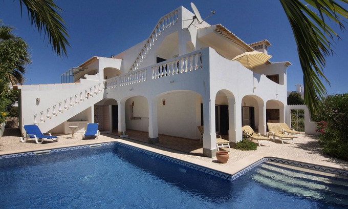 Praia da Luz Chalet De Esquí | Villa Atlantico, piscina, jardín, cerca de la playa