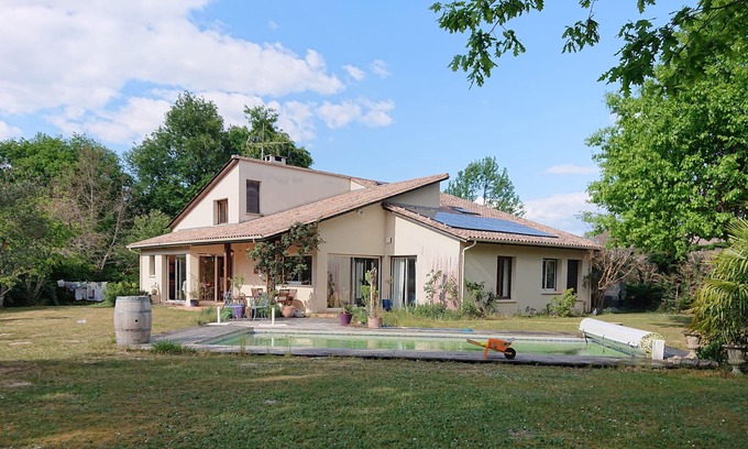 Saint-Aubin-de-Medoc Villa | Villa Avec Piscine sur Terrain 2000m2 30mn de l Ocean
