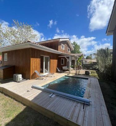 Cazaux Casa | Villa avec piscine proche du lac
