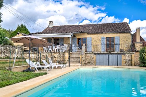 Tursac Casa | Villa avec piscine à la campagne