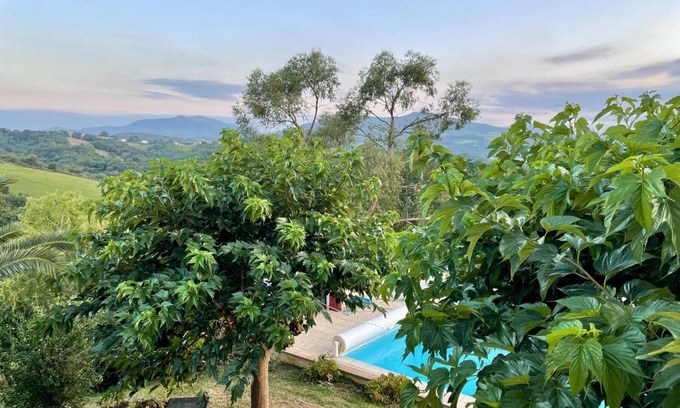 Hasparren Casa | Villa Avec vue Imprenable sur le Pays Basque
