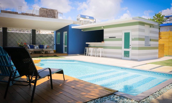 Santurce Casa | VILLA AZURE: MARAVILLOSA CASA DE ALQUILER DE VACACIONES EN EL AREA DE SAN JUAN BEACH
