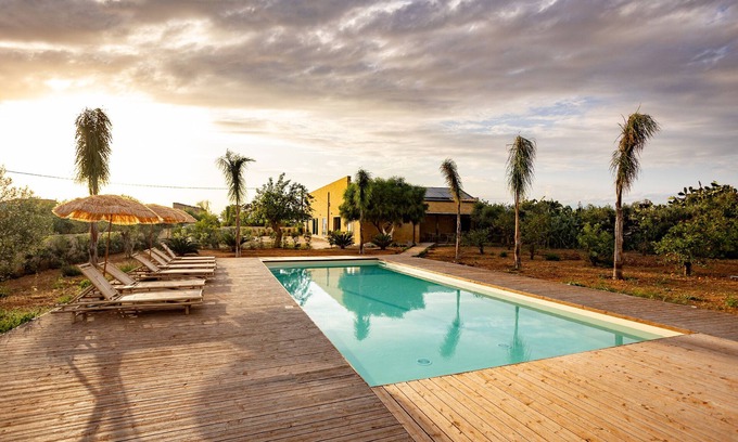 Marsala Villa | Villa 'Baglio Ballerino' con piscina privada, Wi-Fi y aire acondicionado