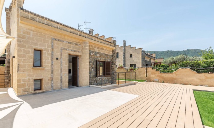 Mazzaforno Villa | Villa Bay Emirs | Modern Sicilian Haven | Lush Garden Oasis | Cefalù Seaside Elegance