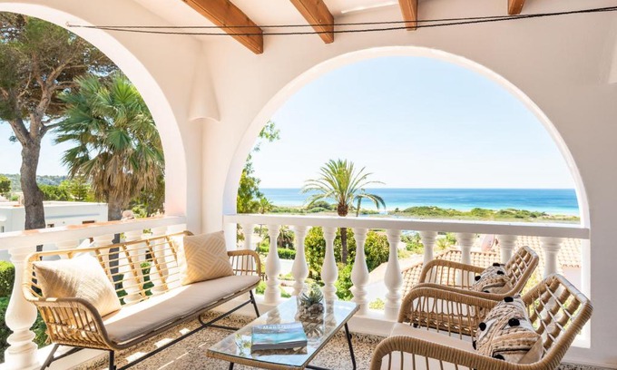 Sant Jaume Mediterrani Casa | Villa Bella Mirada 4 chambres - piscine chauffée