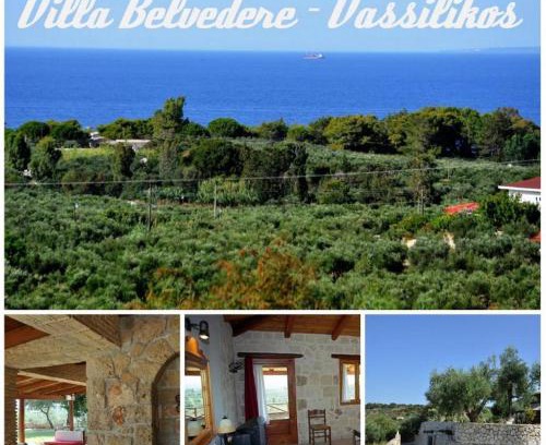 Ano Vasilikos Apartamento | Villa Belvedere - Panoramic Sea View apts