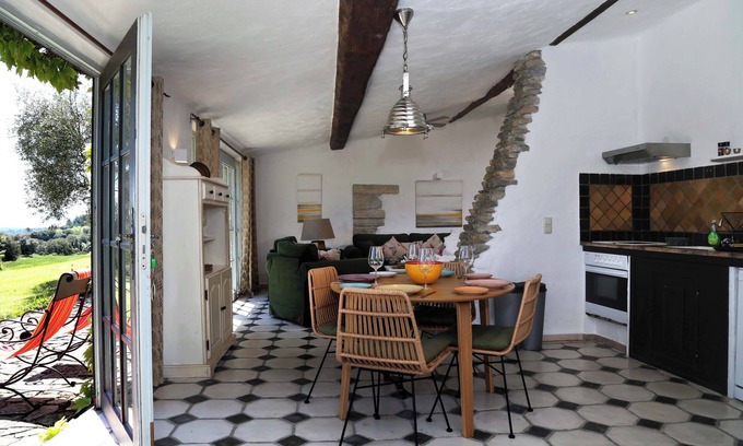 Villarzel-Cabardes Casa | Villa Benoué - Aircon - private terrace