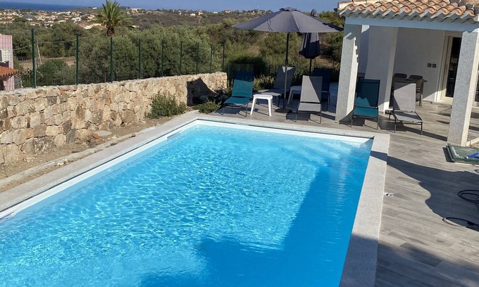 Suaredda-Traversa Villa | Villa Blu Orizzonte, private heated pool, sea view