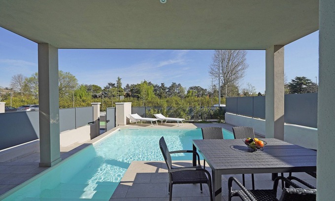 San Bartolomeo Villa | Villa Botego 21 | 3 Bedrooms | Private Infinity Pool, Sauna & Garden Terrace | Modern Design with Lake Garda Views | Sirmione