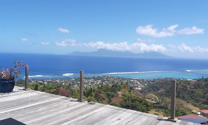 Punaauia Casa | Villa Bounty 4 bedrooms sea view