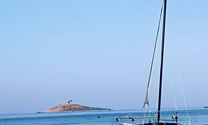 Isola delle Femmine Cabaña | Villa Butterfly1 with a veranda and outdoor shower by the sea and cultural sites