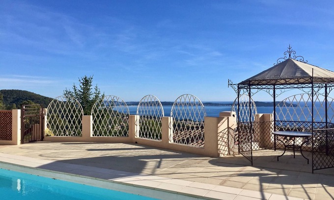 Carqueiranne Villa | VILLA *** 4p VISTA MAR 180 ° CARQUEIRANNE la isla Porquerolles PISC. PRIVADO