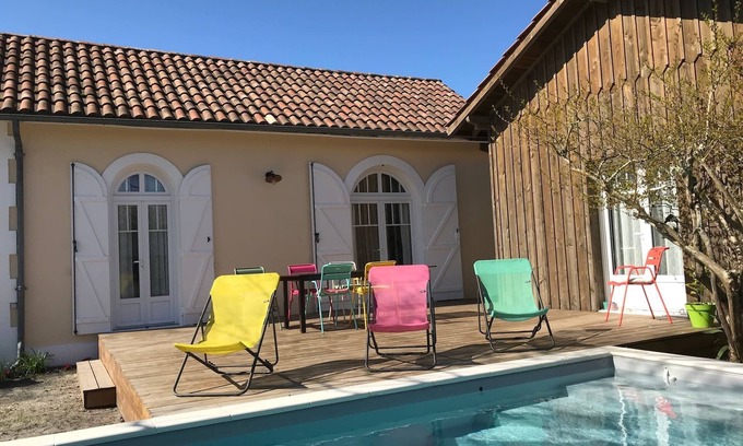 Andernos-les-Bains Casa | Villa Caprice à Andernos avec piscine chauffée
