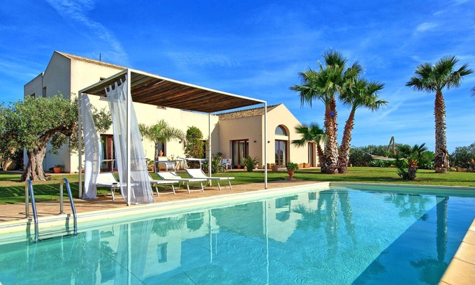 Trapani Villa | Villa en Arcieri - Isolotto con 5 habitaciones, capacidad 10