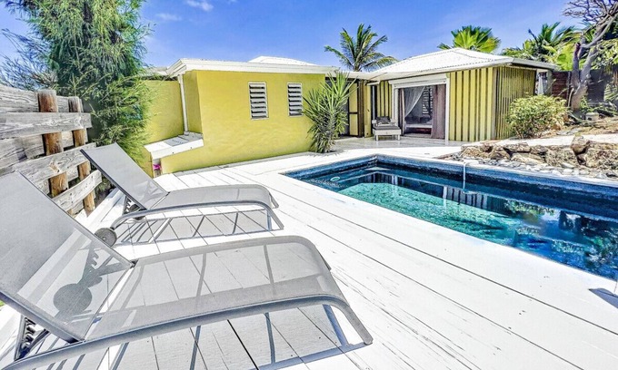 Oyster Pond Villa | Villa Cazou, sea view, private pool, Wifi 100Mbps
