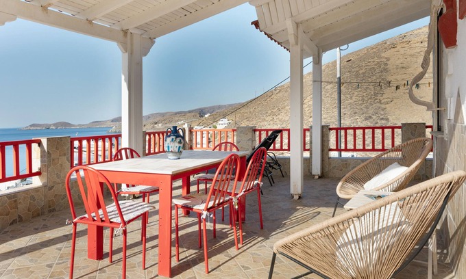 Merichas Villa | Villa 'Christina 2 Kythnos' con vistas al mar, Wi-Fi y aire acondicionado