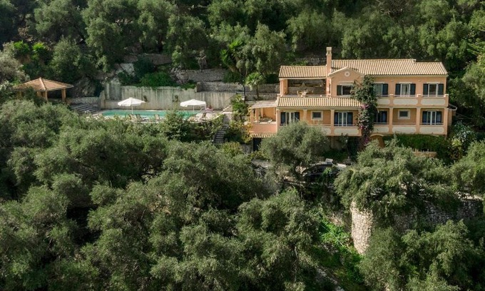 Katavolos Villa | Villa Christina Pool And Sea Views Kaminaki Villas