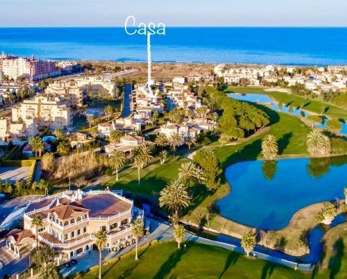 Molinell Casa | Villa con jardín en Oliva Nova Golf a 100m de la playa