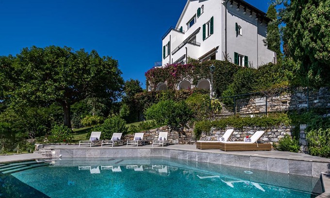 San Lorenzo della Costa Villa | Villa Cristina luxury property in Rapallo
