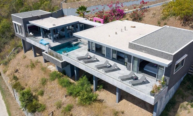 Upper Prince's Quarter Villa | Villa Crystal - Modern, Open Floorplan, Breathtaking Ocean views!!