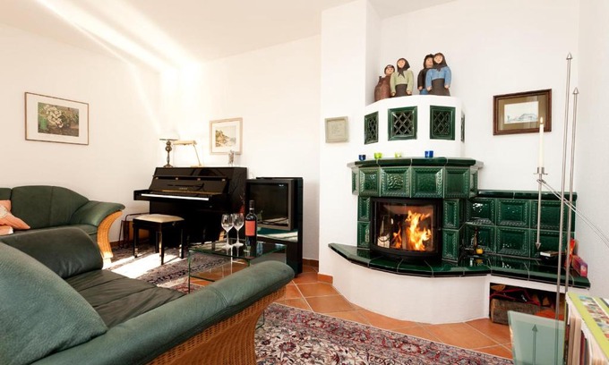 Kuhlungsborn Ost Apartamento | Villa Düne mit großer Sonnenterrasse, Kamin, Wlan und Tiefgarage für 2-4 Personen