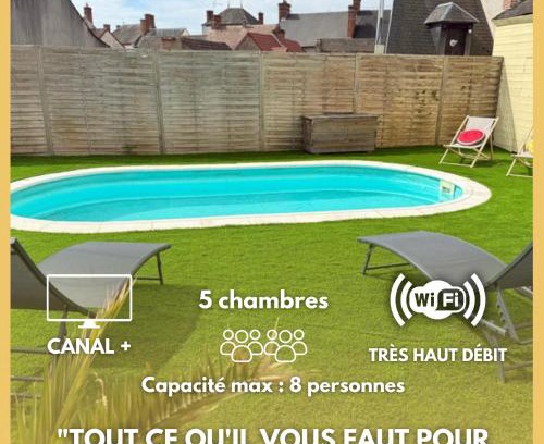 Ouzouer-sur-Loire Villa | Villa de charme avec piscine privée