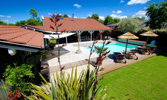 Ares Villa | Villa du Bassin, piscina climatizada, spa, sauna, 5 minutos Lège-Cap-Ferret-Andernos