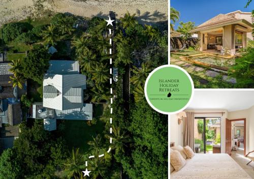 Roches Noires Villa | Villa du Lagon, à 50m de la plage avec piscine privée