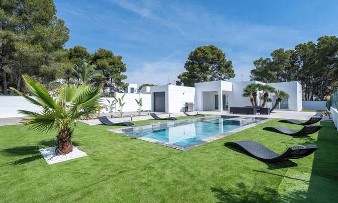 Les Tres Cales Villa | Villa Edén con piscina privada