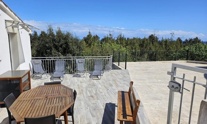 Solenzara Casa | VILLA EMMA - 3***- PLAYA A PIE - VISTA AL MAR