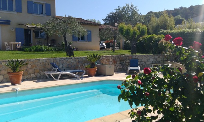 Les Baraques Villa | Villa tranquila, piscina privada, golf a 3 minutos, habitaciones con aire acondicionado.