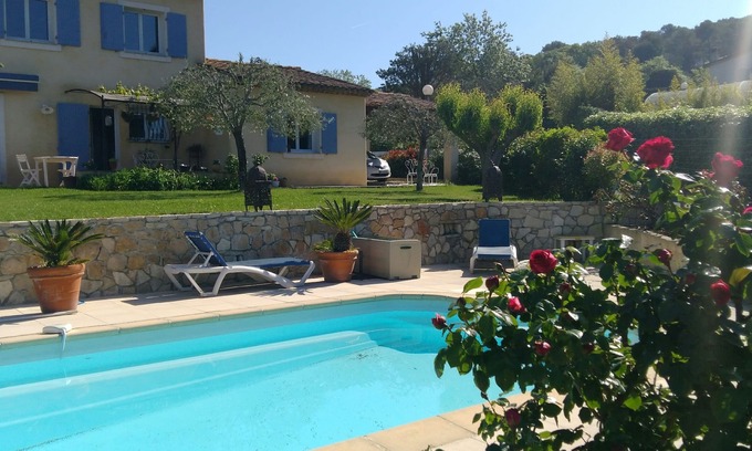 Les Baraques Casa | Villa para 8 personas piscina privada - habitaciones climatisées- Royal Mougins 3m GOLF