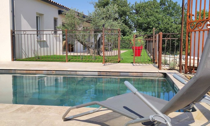 Saint-Genies-de-Malgoires Casa | Villa Campagne la Bergerie aux Portes des Garrigues sud de la France